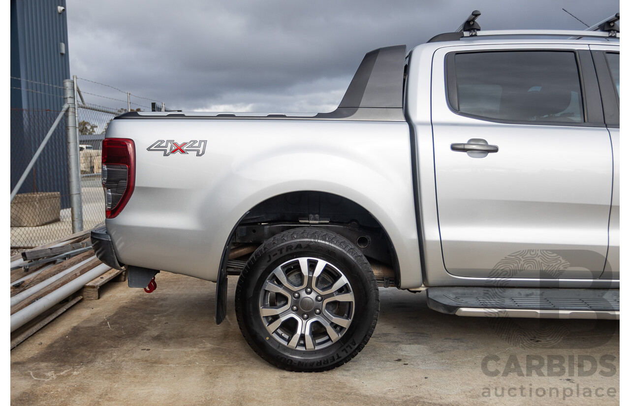 7/2017 Ford Ranger Wildtrak 3.2 (4x4) PX MKII MY17 Update Dual Cab P/Up Ingot Silver Metallic Turbo Diesel 3.2L
