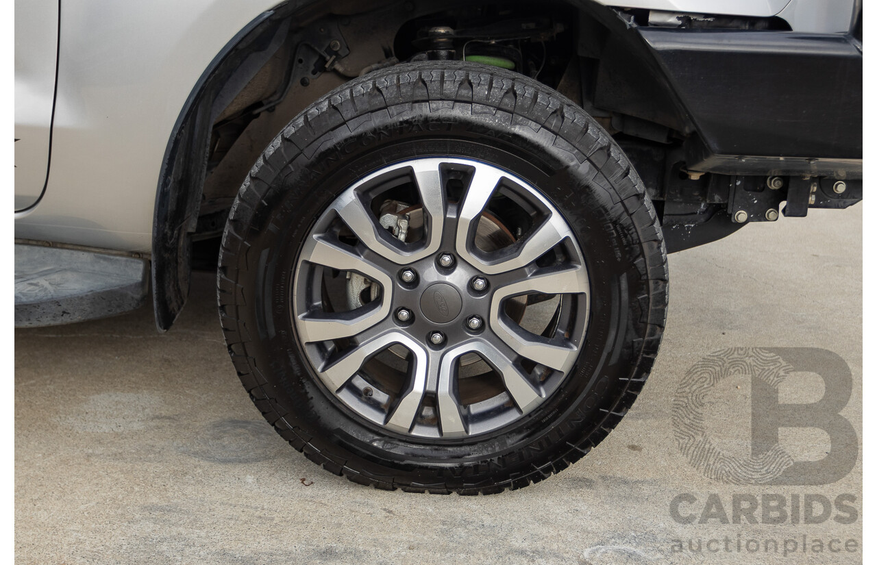 7/2017 Ford Ranger Wildtrak 3.2 (4x4) PX MKII MY17 Update Dual Cab P/Up Ingot Silver Metallic Turbo Diesel 3.2L