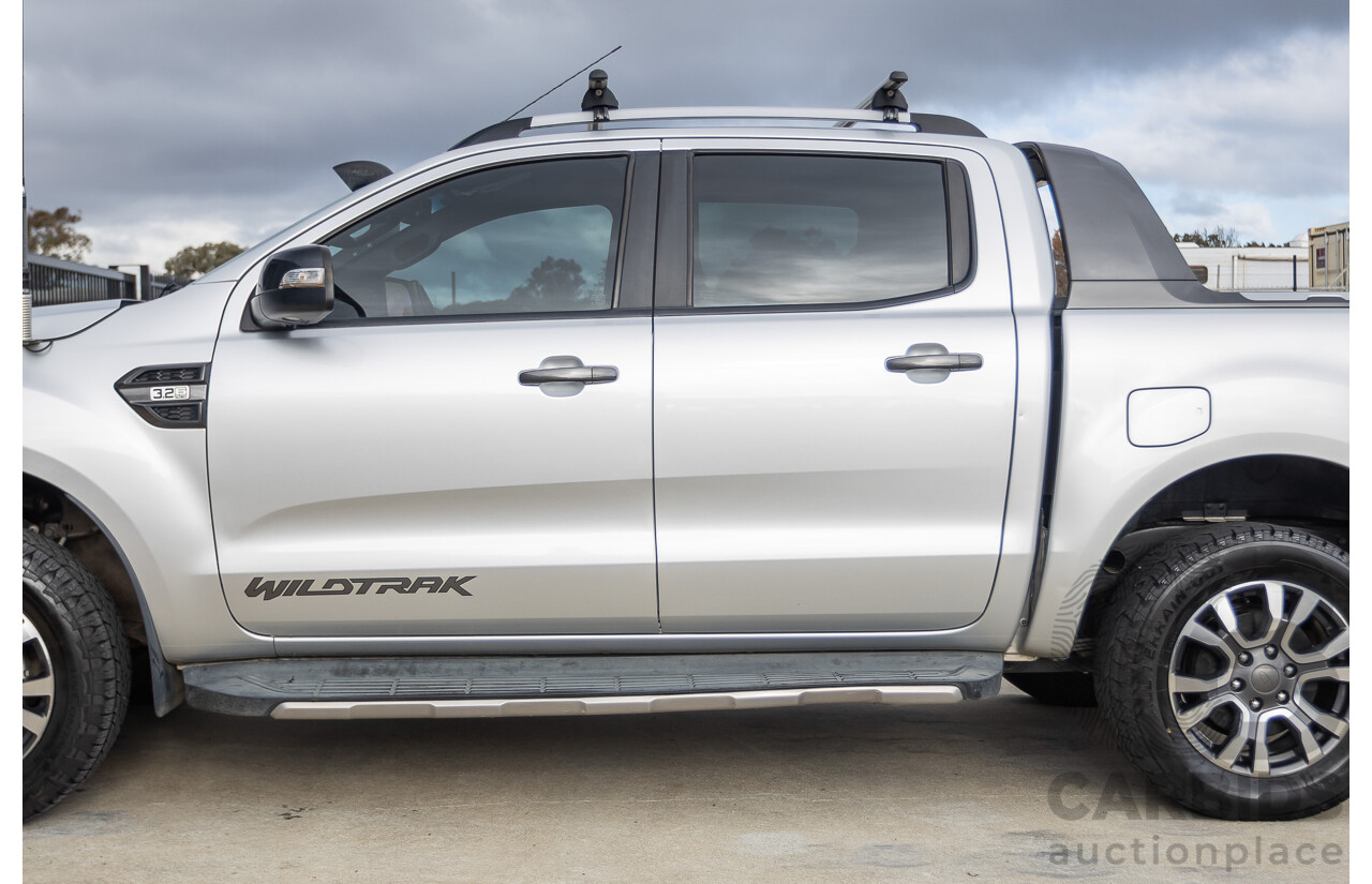 7/2017 Ford Ranger Wildtrak 3.2 (4x4) PX MKII MY17 Update Dual Cab P/Up Ingot Silver Metallic Turbo Diesel 3.2L