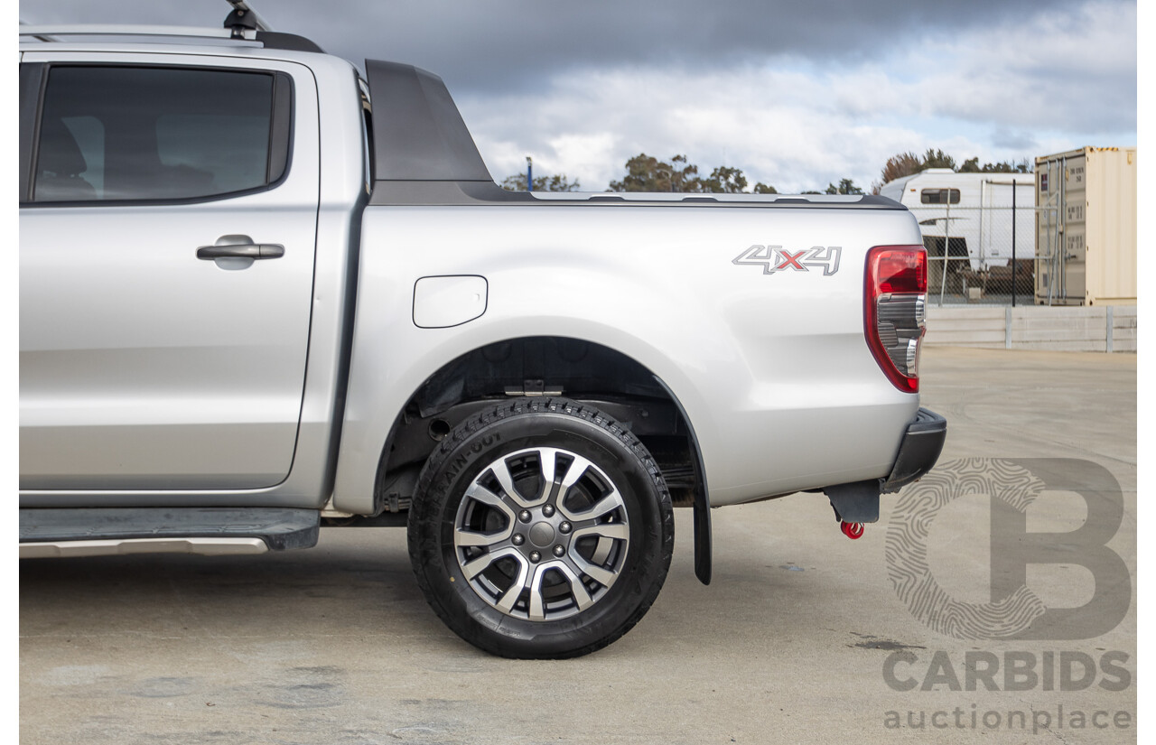 7/2017 Ford Ranger Wildtrak 3.2 (4x4) PX MKII MY17 Update Dual Cab P/Up Ingot Silver Metallic Turbo Diesel 3.2L