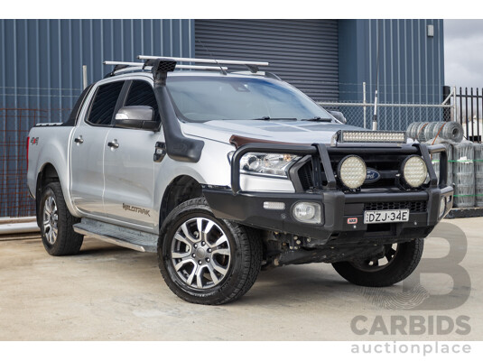 7/2017 Ford Ranger Wildtrak 3.2 (4x4) PX MKII MY17 Update Dual Cab P/Up Ingot Silver Metallic Turbo Diesel 3.2L