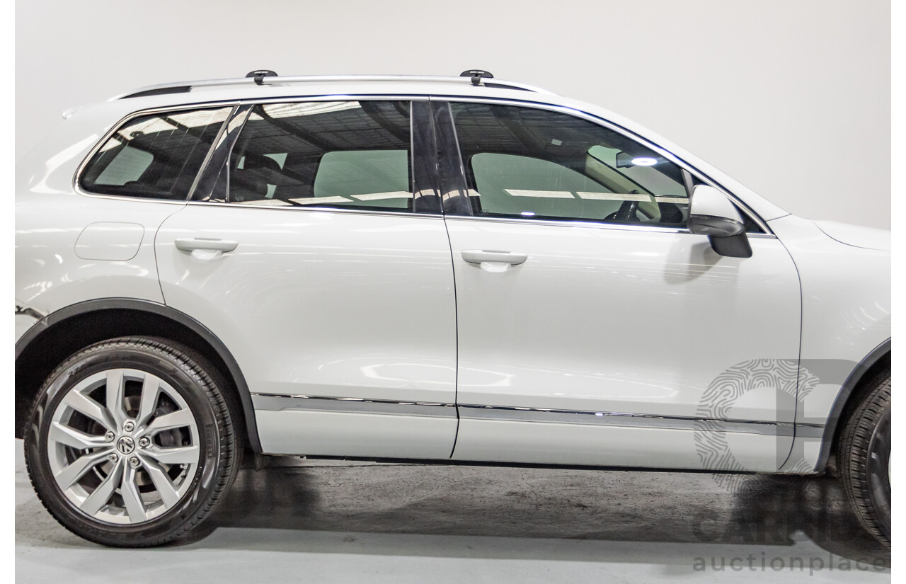 5/2016 Volkswagen Touareg V6 TDI (AWD) 7P MY16 4d Wagon Pure White Turbo Diesel V6 3.0L