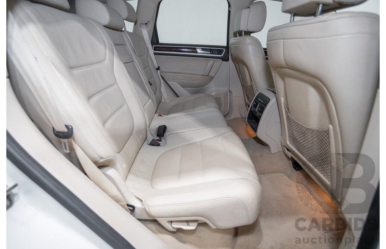 5/2016 Volkswagen Touareg V6 TDI (AWD) 7P MY16 4d Wagon Pure White Turbo Diesel V6 3.0L