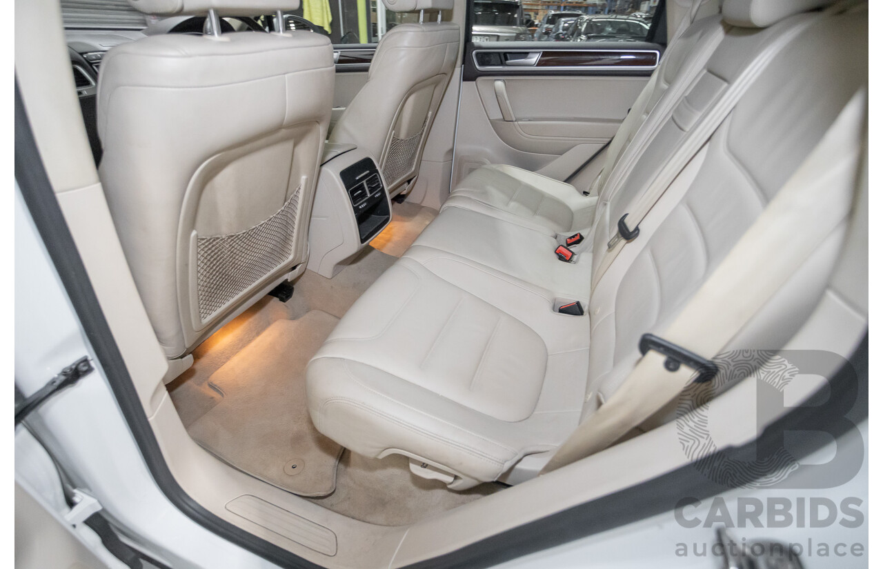 5/2016 Volkswagen Touareg V6 TDI (AWD) 7P MY16 4d Wagon Pure White Turbo Diesel V6 3.0L