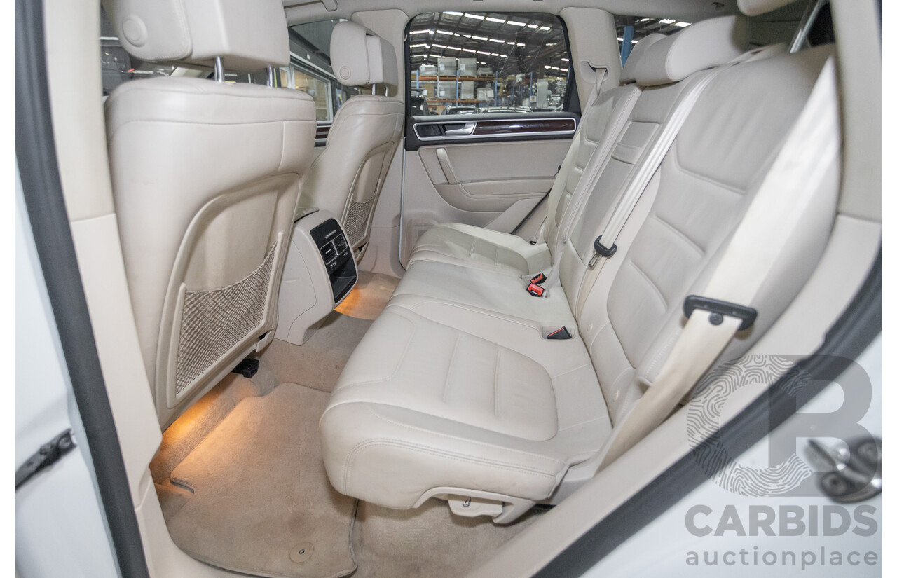 5/2016 Volkswagen Touareg V6 TDI (AWD) 7P MY16 4d Wagon Pure White Turbo Diesel V6 3.0L
