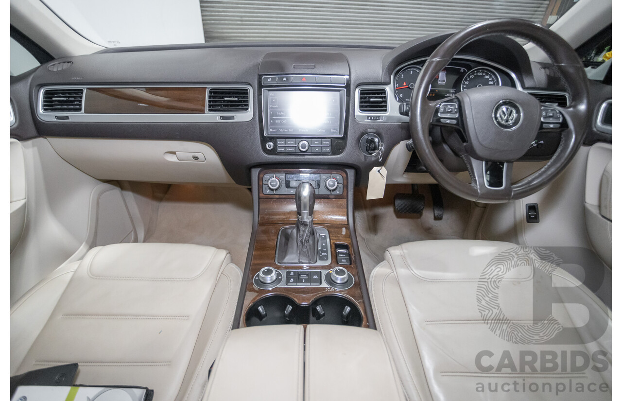 5/2016 Volkswagen Touareg V6 TDI (AWD) 7P MY16 4d Wagon Pure White Turbo Diesel V6 3.0L