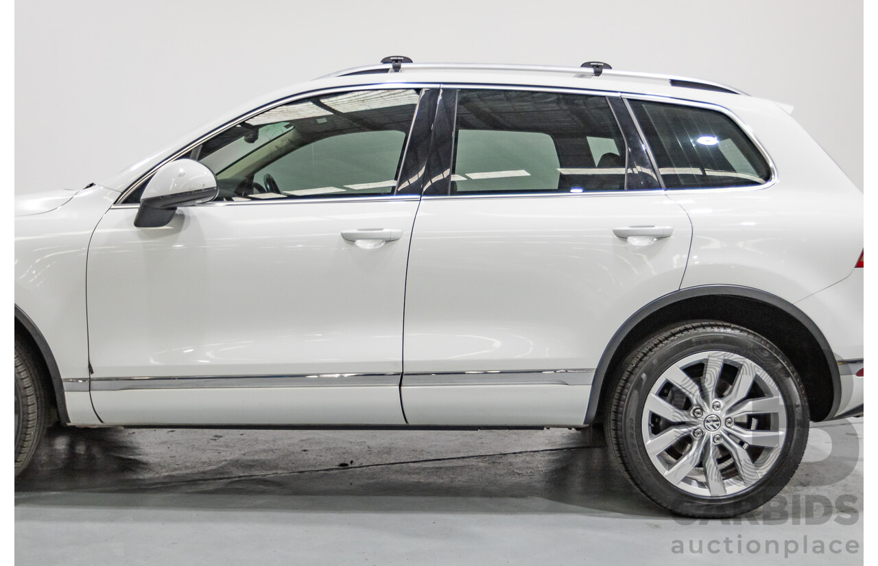 5/2016 Volkswagen Touareg V6 TDI (AWD) 7P MY16 4d Wagon Pure White Turbo Diesel V6 3.0L
