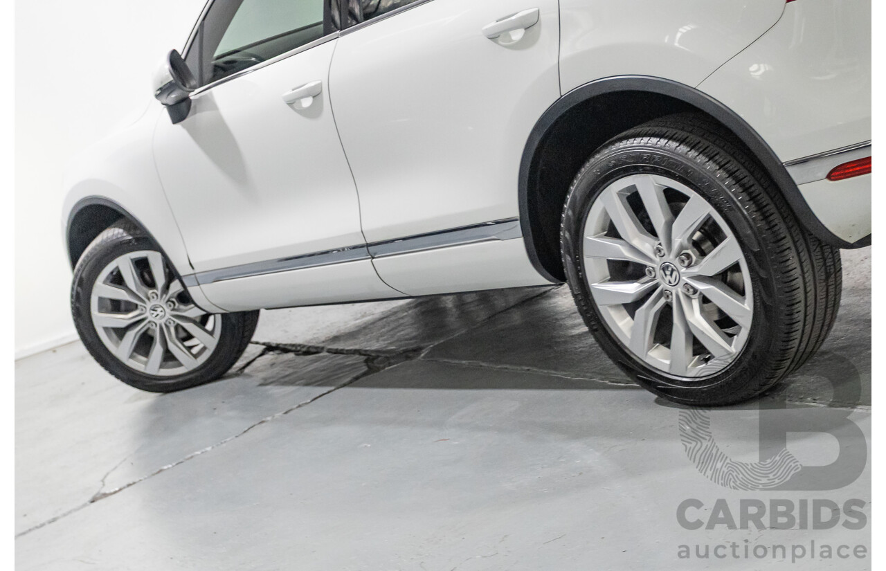 5/2016 Volkswagen Touareg V6 TDI (AWD) 7P MY16 4d Wagon Pure White Turbo Diesel V6 3.0L
