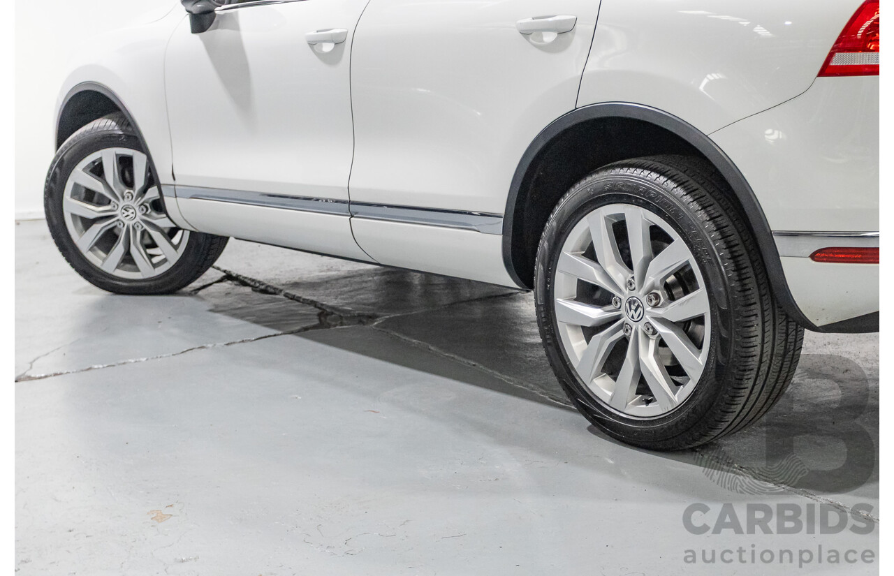 5/2016 Volkswagen Touareg V6 TDI (AWD) 7P MY16 4d Wagon Pure White Turbo Diesel V6 3.0L