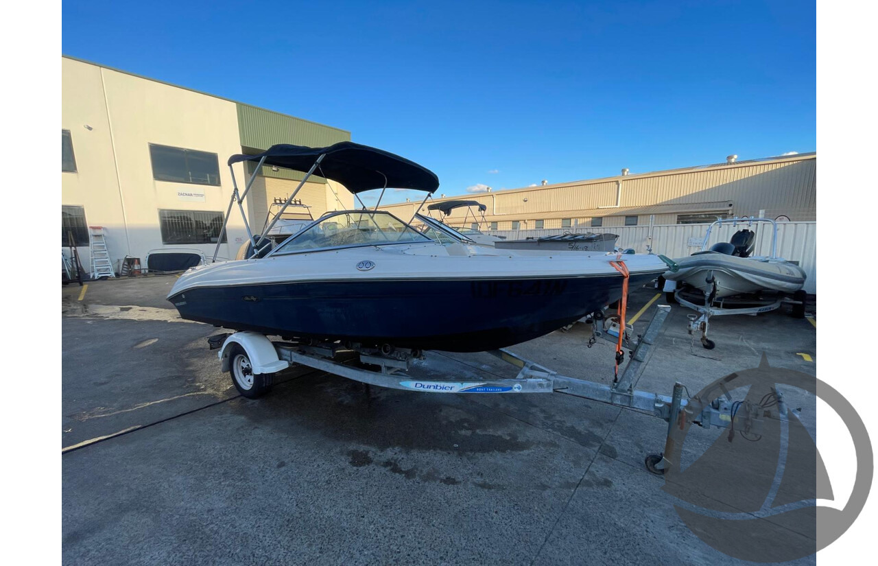 NO RESERVE - 2007 Searay 180 Bowrider, 150HP Mercury Outboard