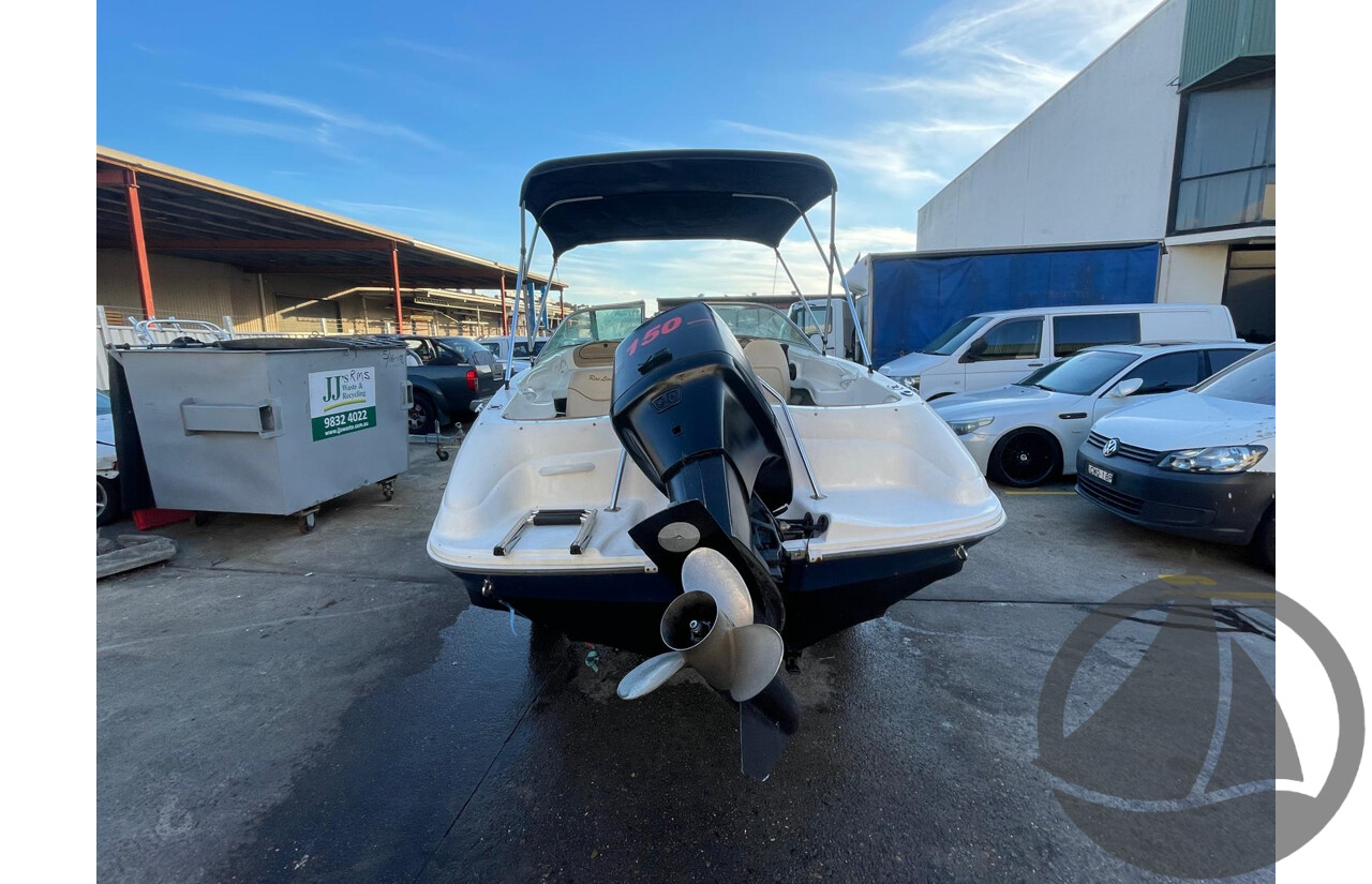 NO RESERVE - 2007 Searay 180 Bowrider, 150HP Mercury Outboard