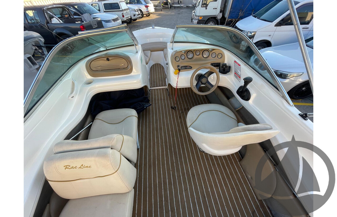 NO RESERVE - 2007 Searay 180 Bowrider, 150HP Mercury Outboard