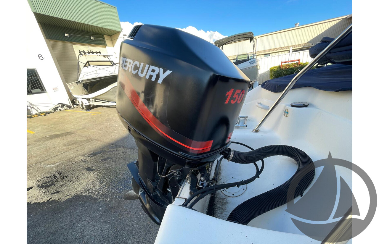 NO RESERVE - 2007 Searay 180 Bowrider, 150HP Mercury Outboard