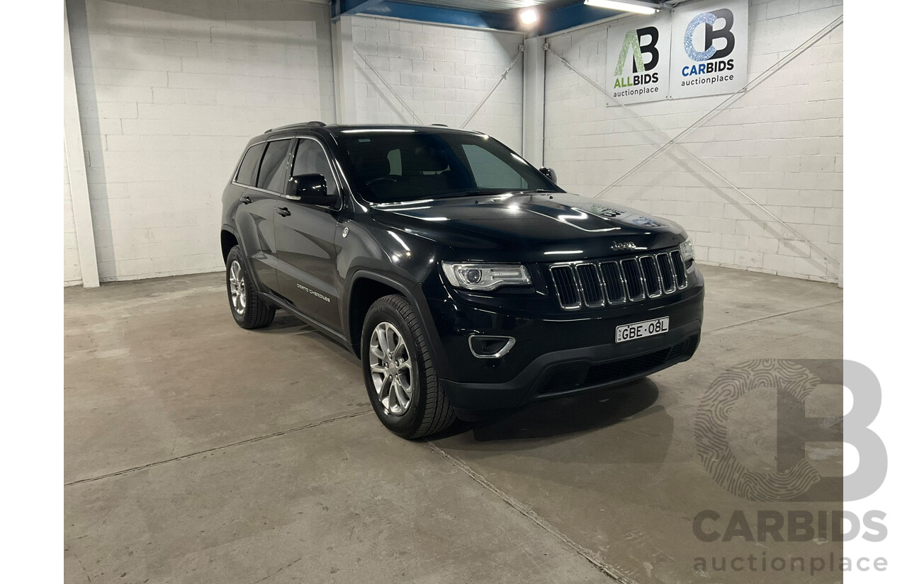02/2015 Jeep Grand Cherokee LAREDO (4x4) 4x4 WK MY15 4D Wagon Black 3.0L