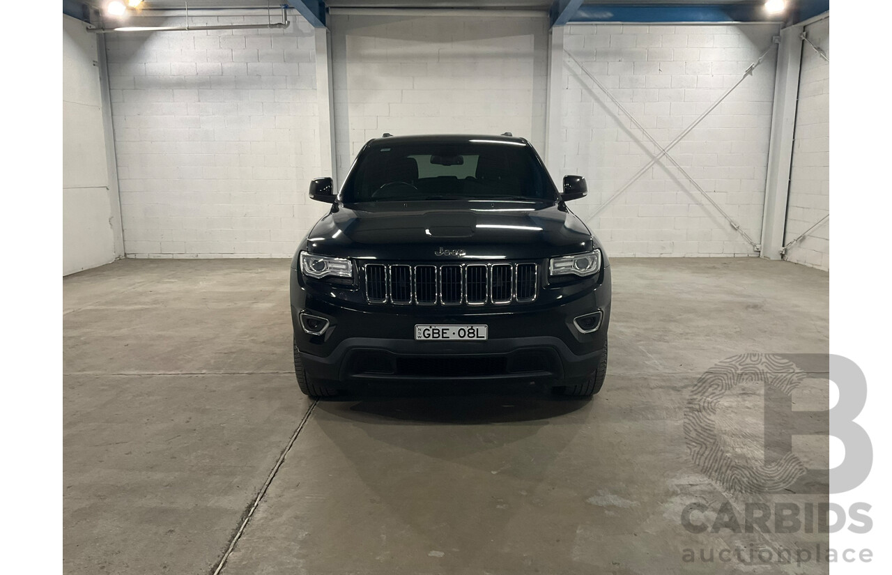 02/2015 Jeep Grand Cherokee LAREDO (4x4) 4x4 WK MY15 4D Wagon Black 3.0L