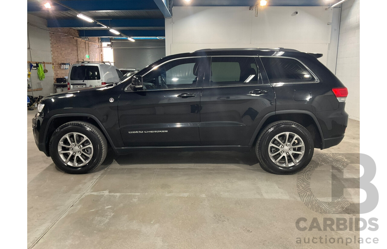 02/2015 Jeep Grand Cherokee LAREDO (4x4) 4x4 WK MY15 4D Wagon Black 3.0L