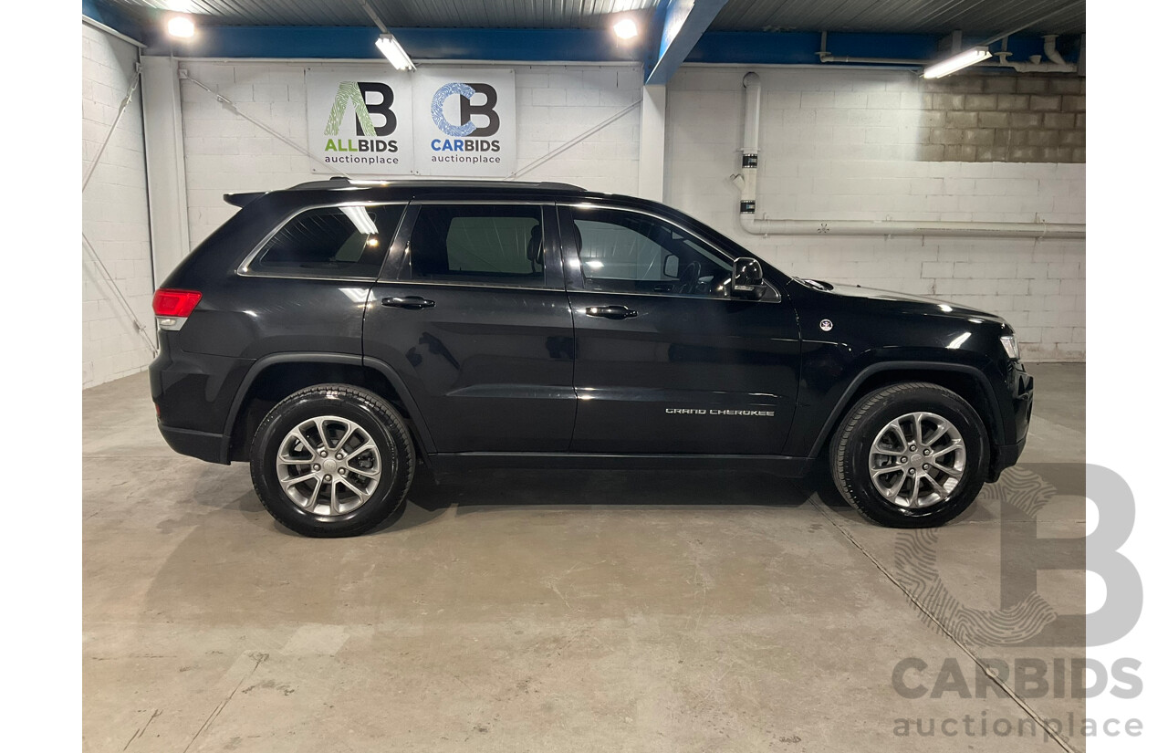 02/2015 Jeep Grand Cherokee LAREDO (4x4) 4x4 WK MY15 4D Wagon Black 3.0L