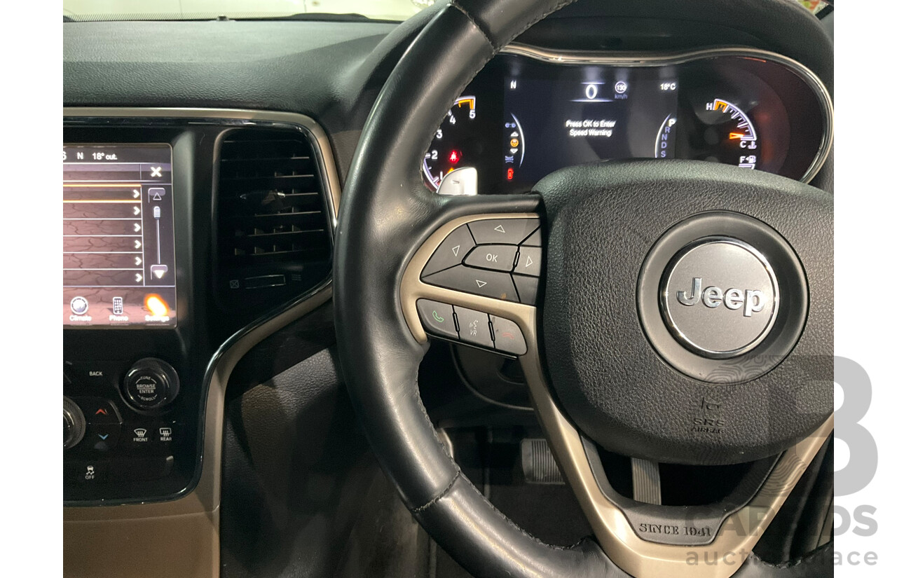 02/2015 Jeep Grand Cherokee LAREDO (4x4) 4x4 WK MY15 4D Wagon Black 3.0L