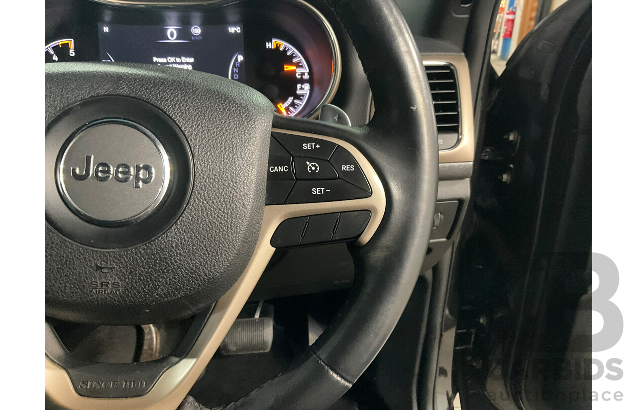 02/2015 Jeep Grand Cherokee LAREDO (4x4) 4x4 WK MY15 4D Wagon Black 3.0L