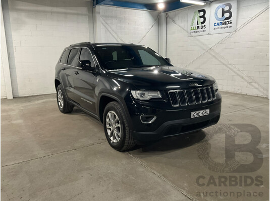 02/2015 Jeep Grand Cherokee LAREDO (4x4) 4x4 WK MY15 4D Wagon Black 3.0L