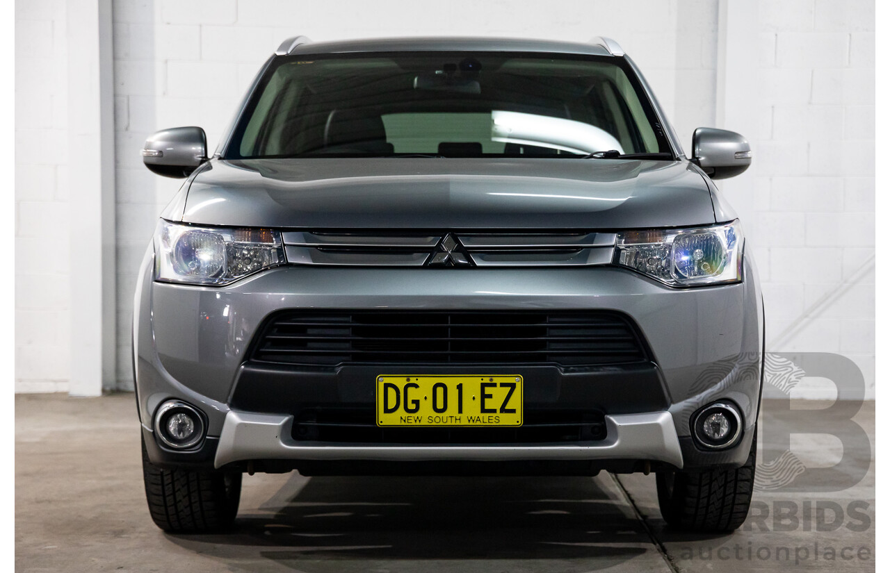 06/2014 Mitsubishi Outlander LS (4x2) FWD ZJ MY14.5 4D Wagon Grey 2.0L