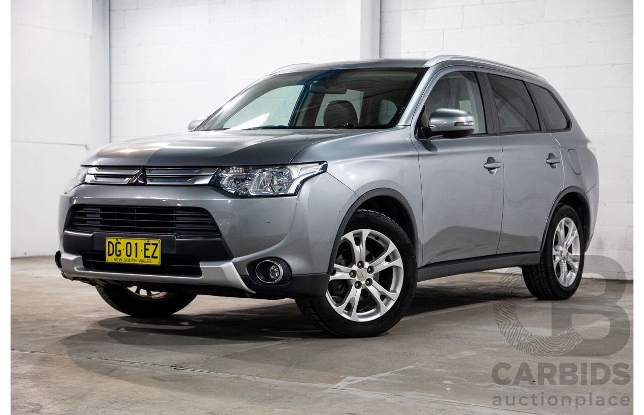 06/2014 Mitsubishi Outlander LS (4x2) FWD ZJ MY14.5 4D Wagon Grey 2.0L