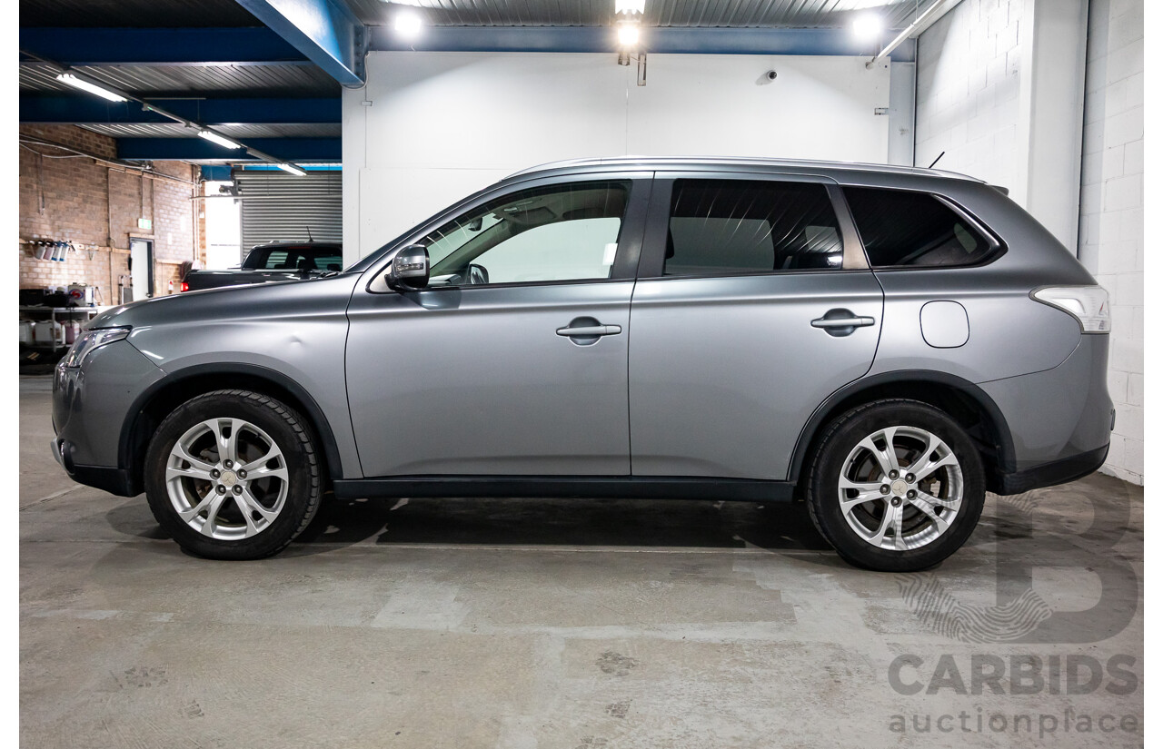 06/2014 Mitsubishi Outlander LS (4x2) FWD ZJ MY14.5 4D Wagon Grey 2.0L