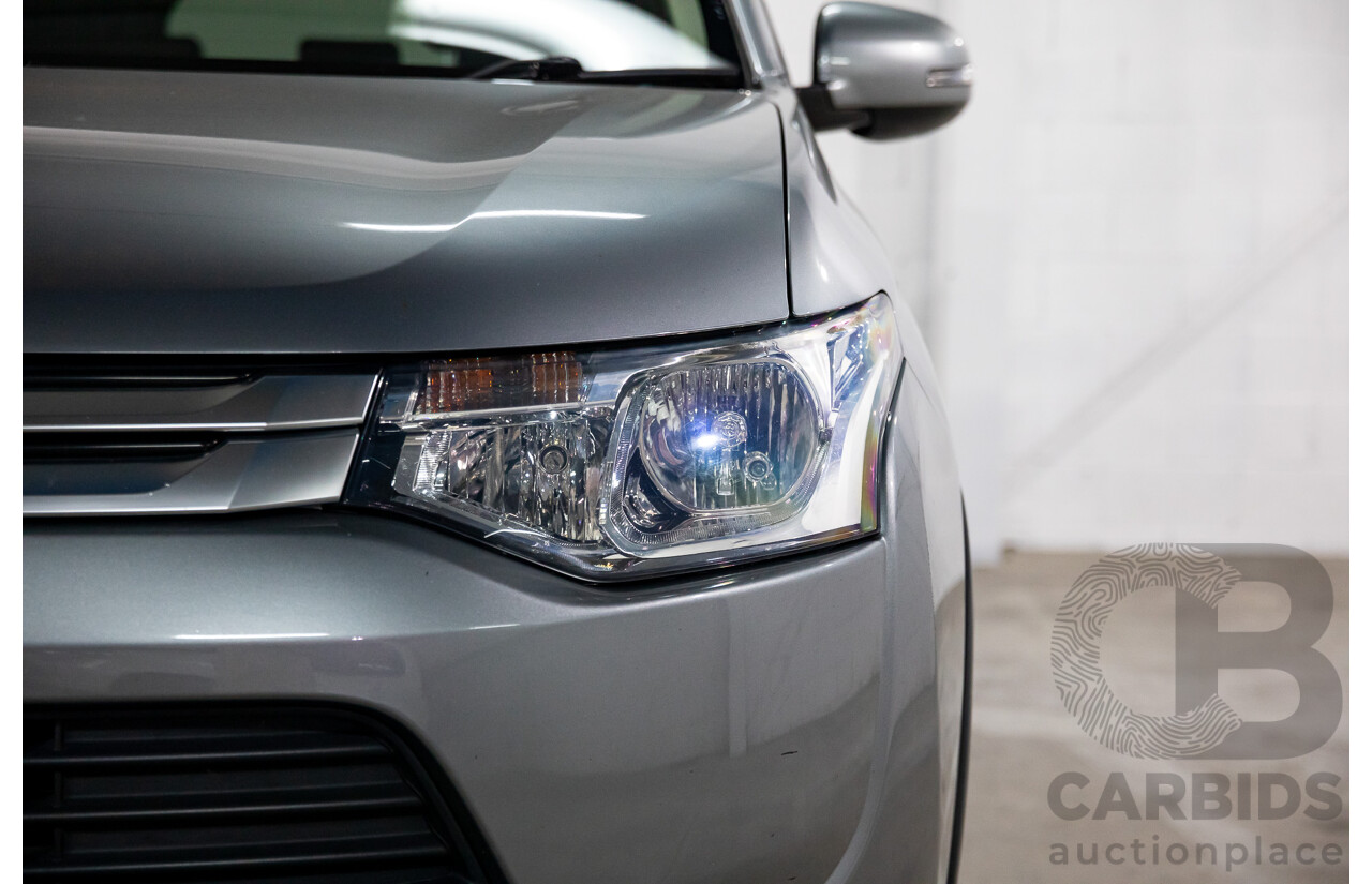 06/2014 Mitsubishi Outlander LS (4x2) FWD ZJ MY14.5 4D Wagon Grey 2.0L