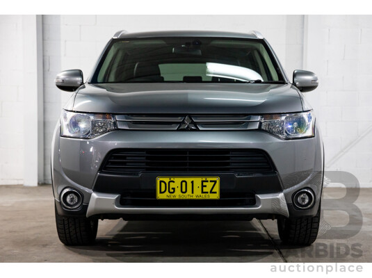 1661983 · 06/2014 Mitsubishi Outlander LS (4x2) FWD ZJ MY14.5 4D Wagon Grey 2.0L
