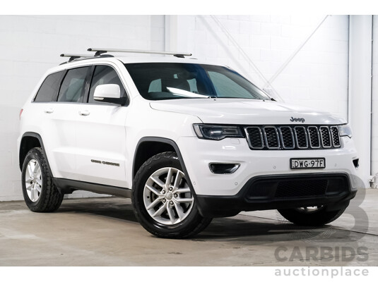 01/2018 Jeep Grand Cherokee LAREDO 4x4 WK MY17 4D Wagon White 3.0L