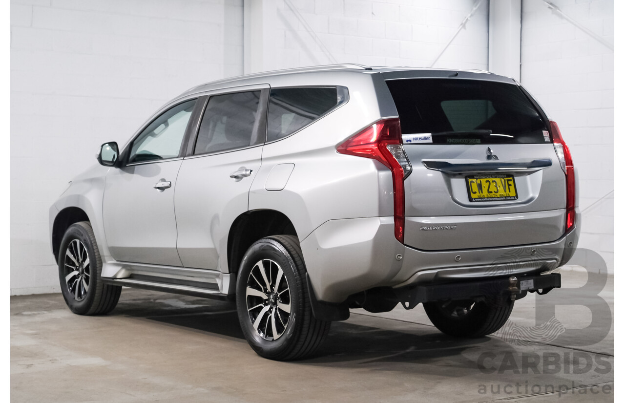 08/2018 Mitsubishi Pajero Sport GLS 7 SEAT 4x4 MY18 4D Wagon Silver 2.4L