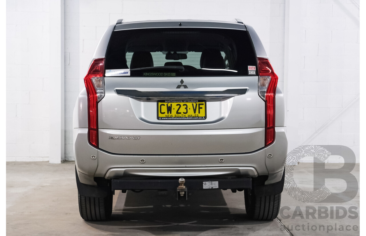 08/2018 Mitsubishi Pajero Sport GLS 7 SEAT 4x4 MY18 4D Wagon Silver 2.4L