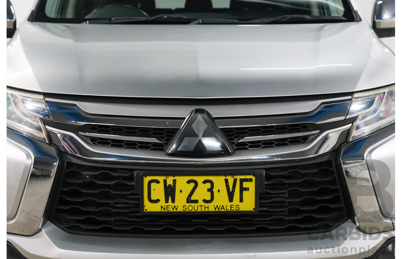08/2018 Mitsubishi Pajero Sport GLS 7 SEAT 4x4 MY18 4D Wagon Silver 2.4L