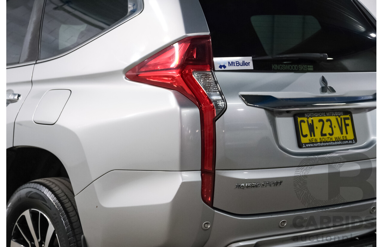 08/2018 Mitsubishi Pajero Sport GLS 7 SEAT 4x4 MY18 4D Wagon Silver 2.4L