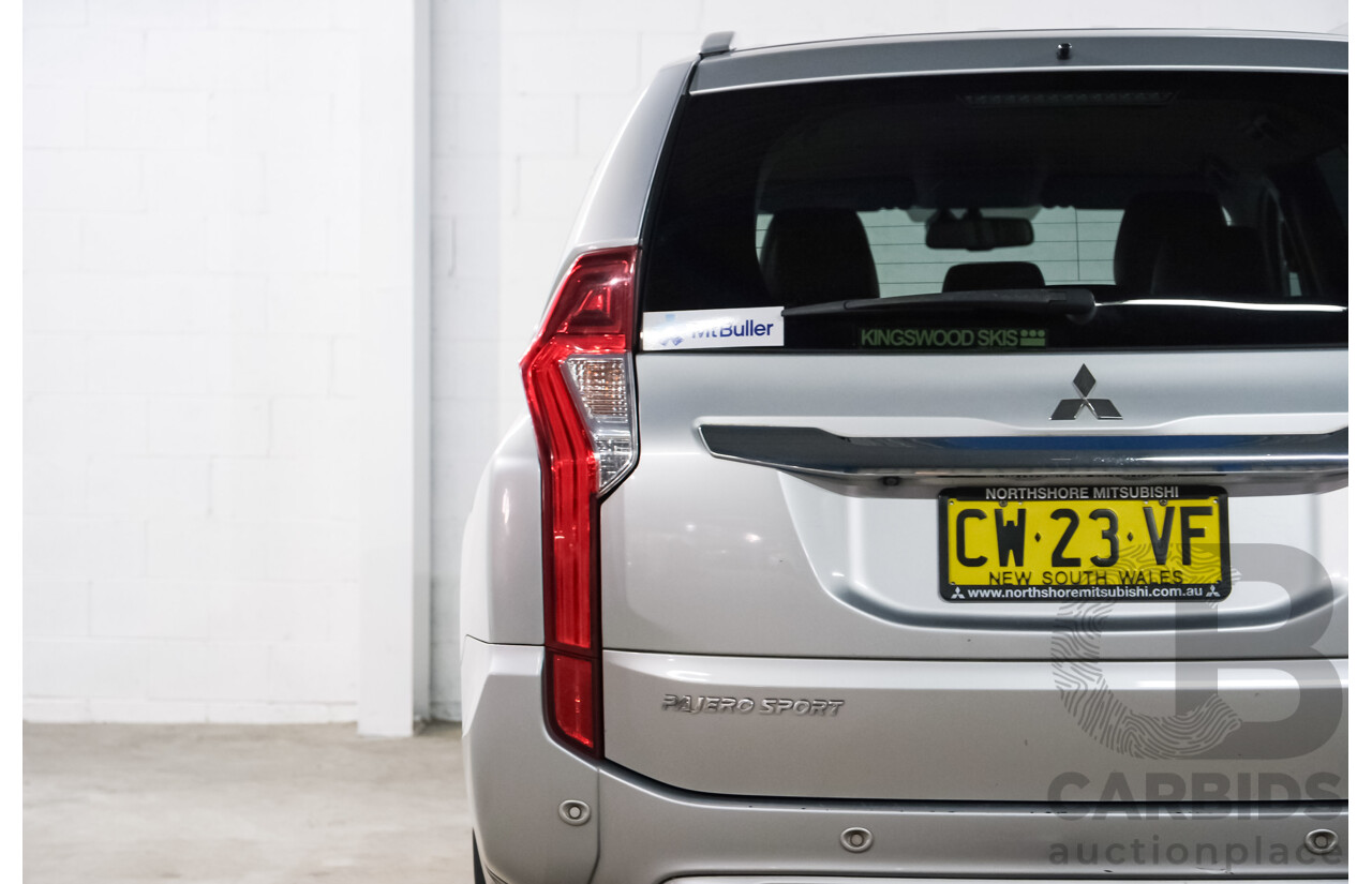 08/2018 Mitsubishi Pajero Sport GLS 7 SEAT 4x4 MY18 4D Wagon Silver 2.4L
