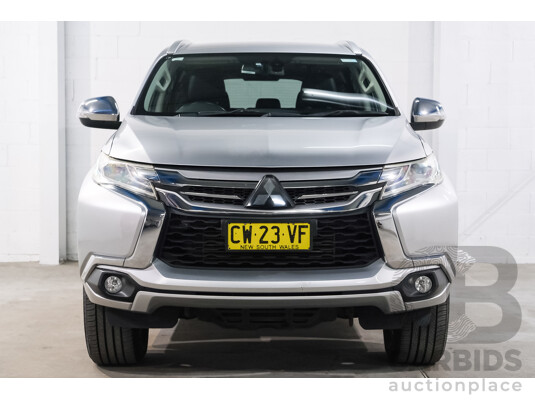 08/2018 Mitsubishi Pajero Sport GLS 7 Seater 4x4 MY18 4D Wagon Sterling Silver Metallic Turbo Diesel 2.4L