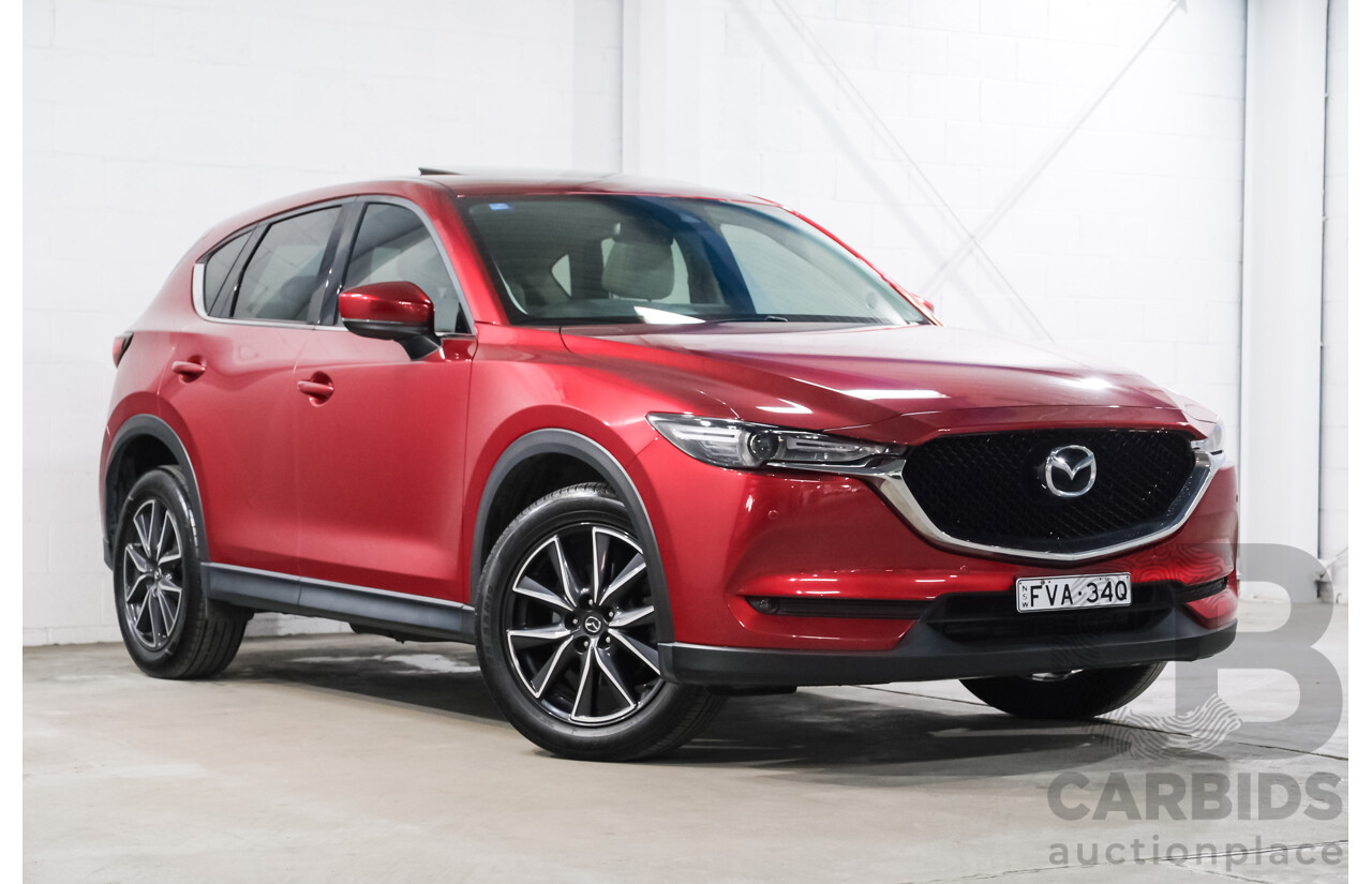 09/2017 Mazda CX-5 GT (AWD) MY17.5 KF Series 2 4D Wagon Red Turbo Diesel 2.2L