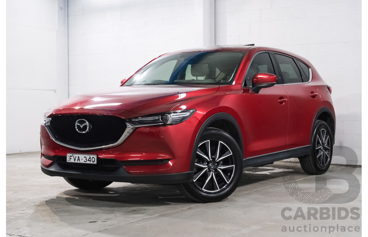 09/2017 Mazda CX-5 GT (AWD) MY17.5 KF Series 2 4D Wagon Red Turbo Diesel 2.2L