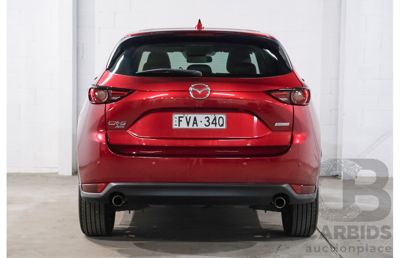 09/2017 Mazda CX-5 GT (AWD) MY17.5 KF Series 2 4D Wagon Red Turbo Diesel 2.2L