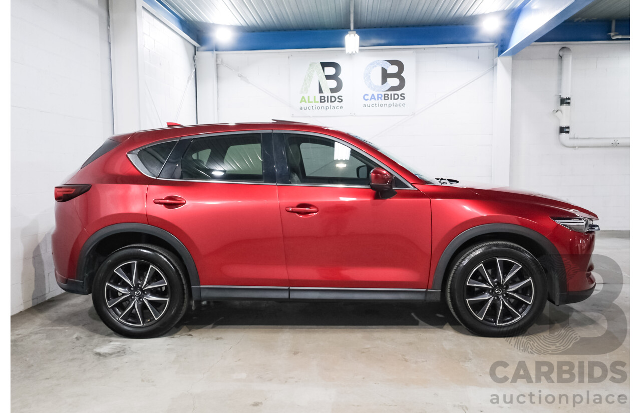 09/2017 Mazda CX-5 GT (AWD) MY17.5 KF Series 2 4D Wagon Red Turbo Diesel 2.2L