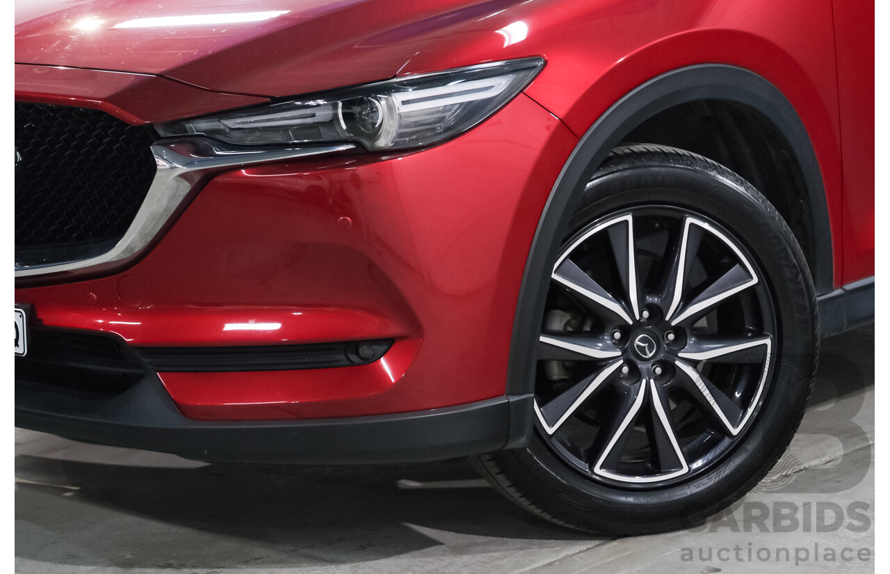09/2017 Mazda CX-5 GT (AWD) MY17.5 KF Series 2 4D Wagon Red Turbo Diesel 2.2L
