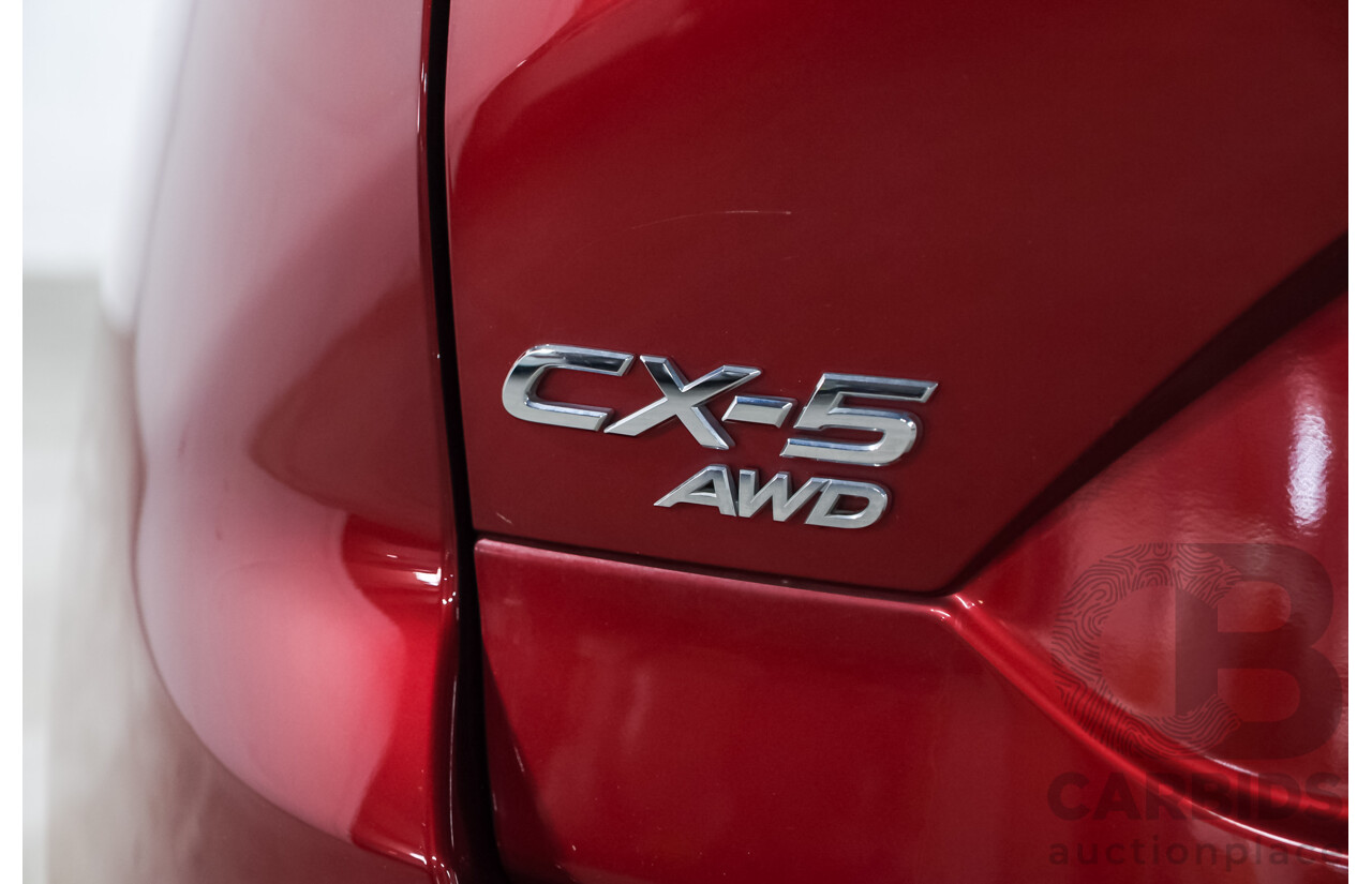 09/2017 Mazda CX-5 GT (AWD) MY17.5 KF Series 2 4D Wagon Red Turbo Diesel 2.2L