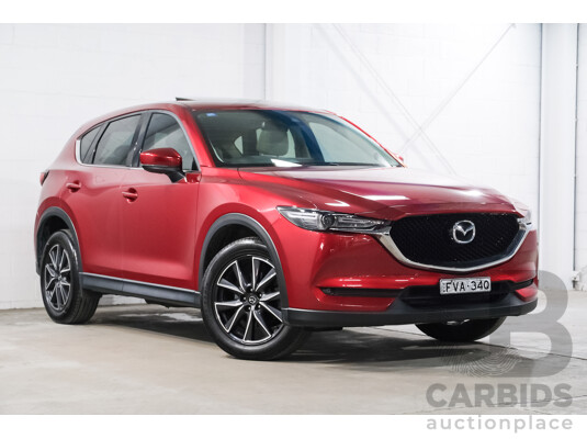09/2017 Mazda CX-5 GT (AWD) MY17.5 KF Series 2 4D Wagon Red Turbo Diesel 2.2L