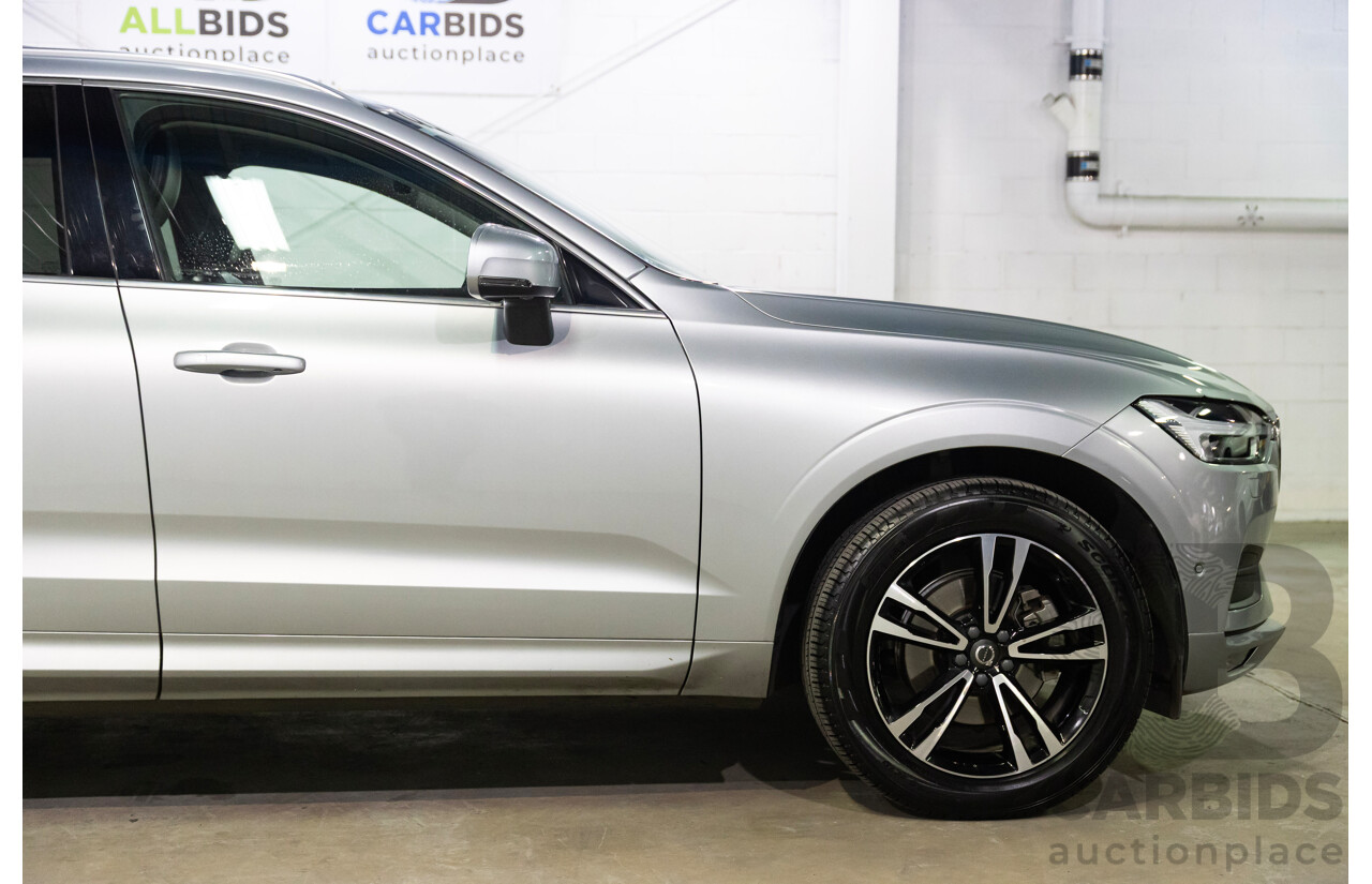 06/2018 Volvo Xc60 D4 MOMENTUM (AWD) AWD 246 MY19 4D Wagon Electric Silver Diesel Turbo 2.0L