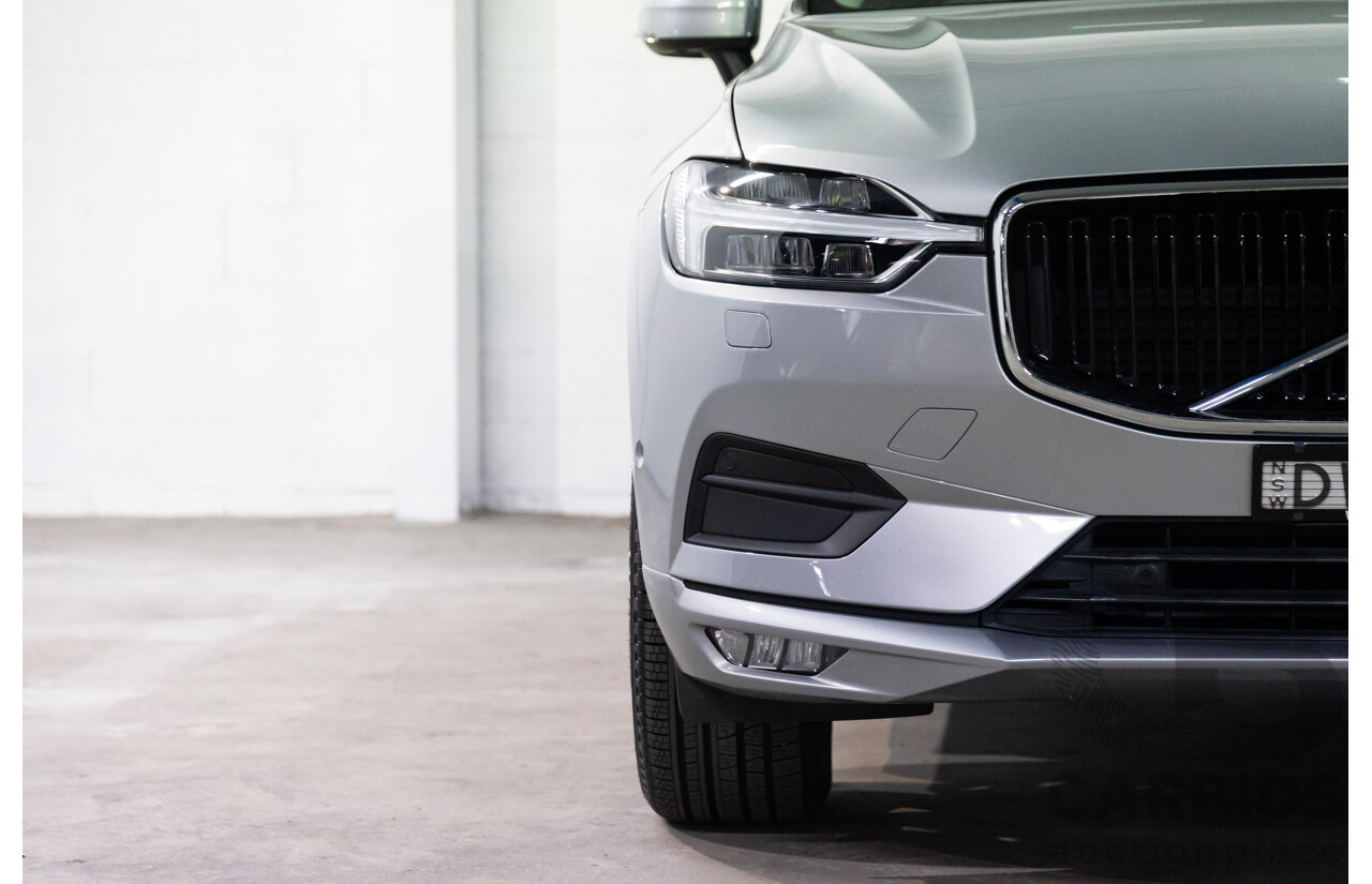 06/2018 Volvo Xc60 D4 MOMENTUM (AWD) AWD 246 MY19 4D Wagon Electric Silver Diesel Turbo 2.0L