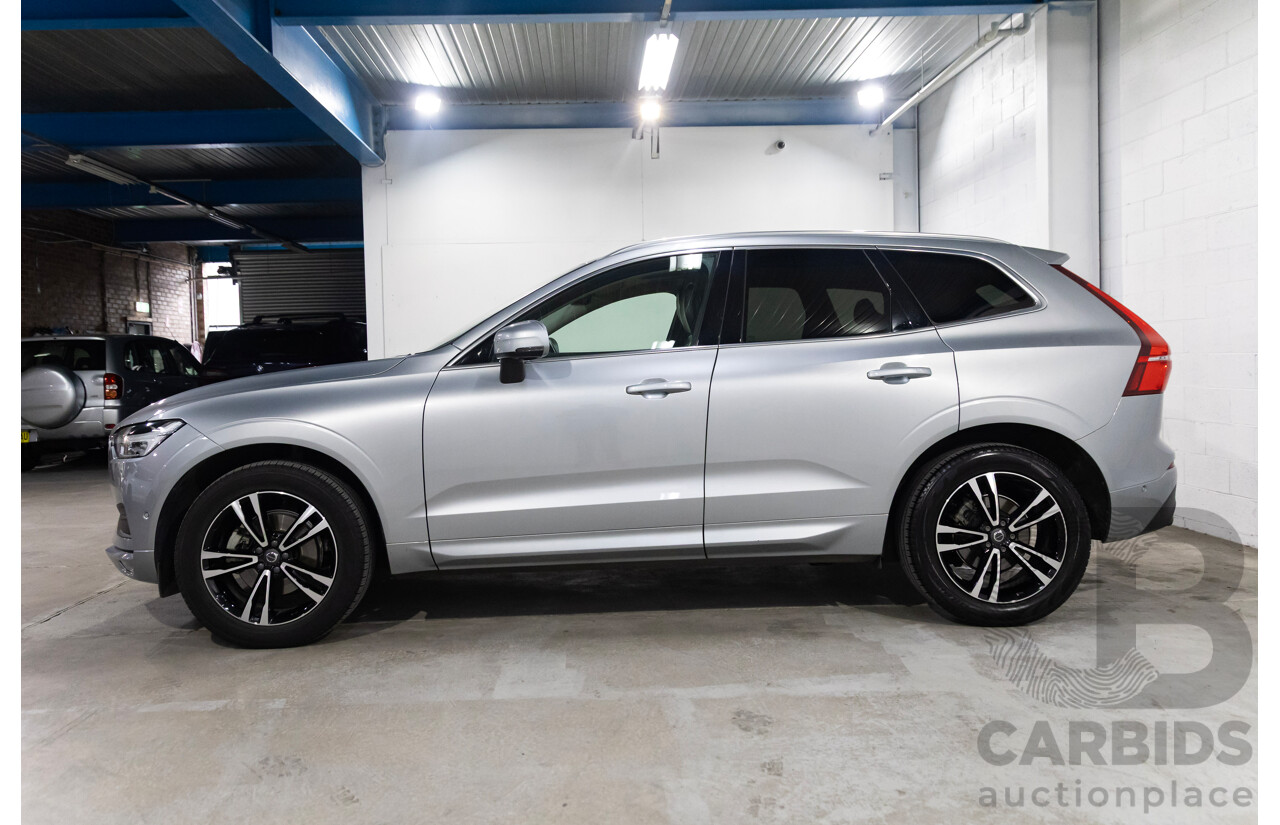 06/2018 Volvo Xc60 D4 MOMENTUM (AWD) AWD 246 MY19 4D Wagon Electric Silver Diesel Turbo 2.0L