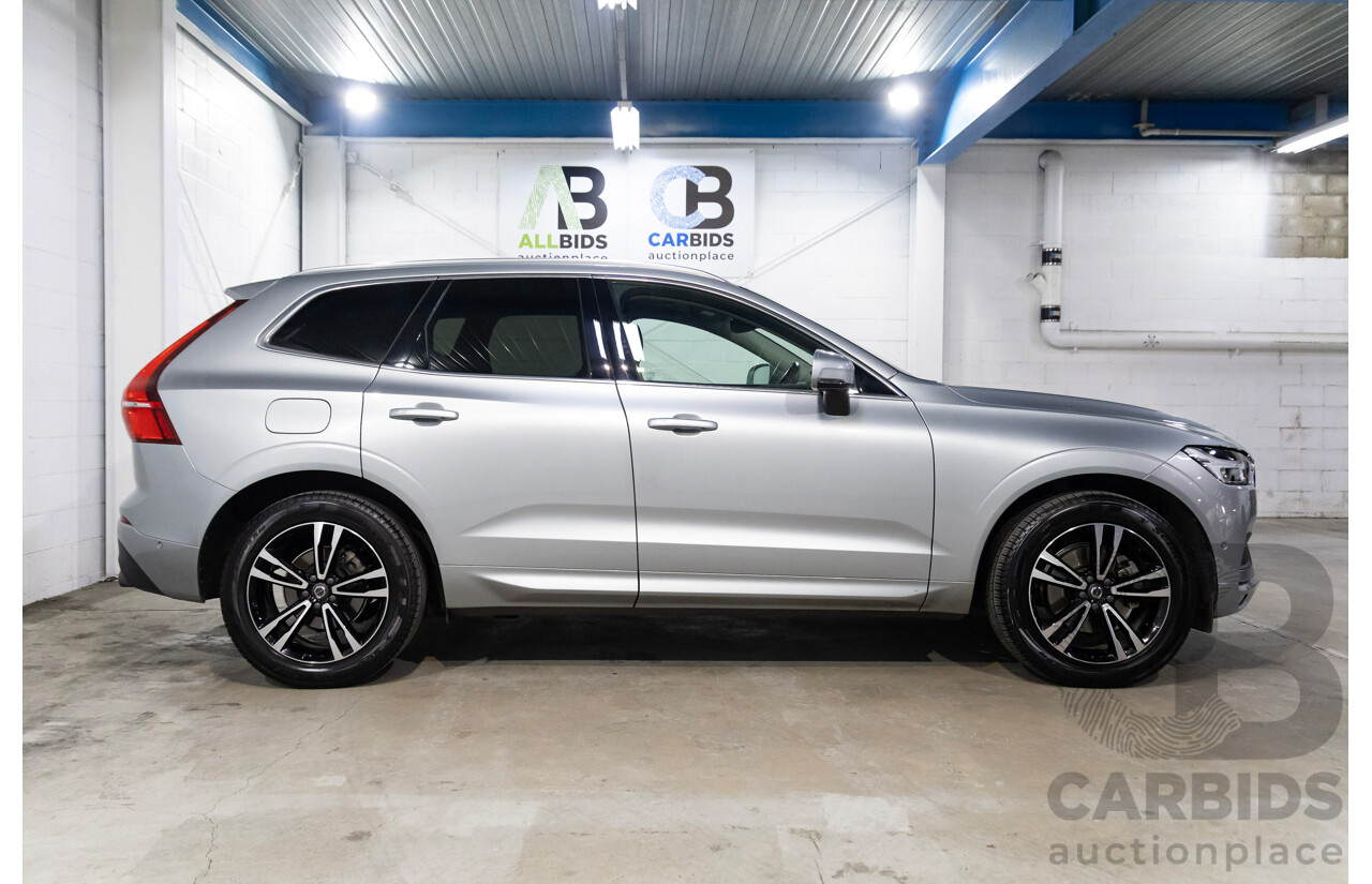 06/2018 Volvo Xc60 D4 MOMENTUM (AWD) AWD 246 MY19 4D Wagon Electric Silver Diesel Turbo 2.0L