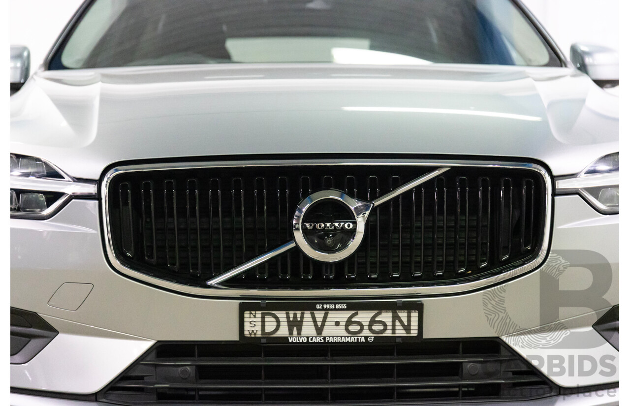 06/2018 Volvo Xc60 D4 MOMENTUM (AWD) AWD 246 MY19 4D Wagon Electric Silver Diesel Turbo 2.0L