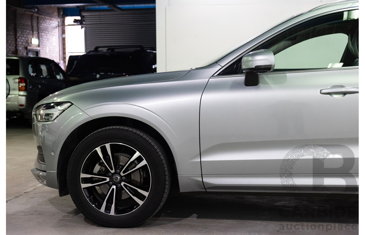 06/2018 Volvo Xc60 D4 MOMENTUM (AWD) AWD 246 MY19 4D Wagon Electric Silver Diesel Turbo 2.0L