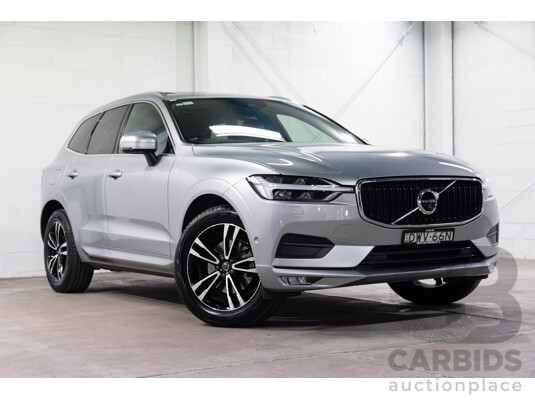 06/2018 Volvo Xc60 D4 MOMENTUM (AWD) AWD 246 MY19 4D Wagon Electric Silver Diesel Turbo 2.0L